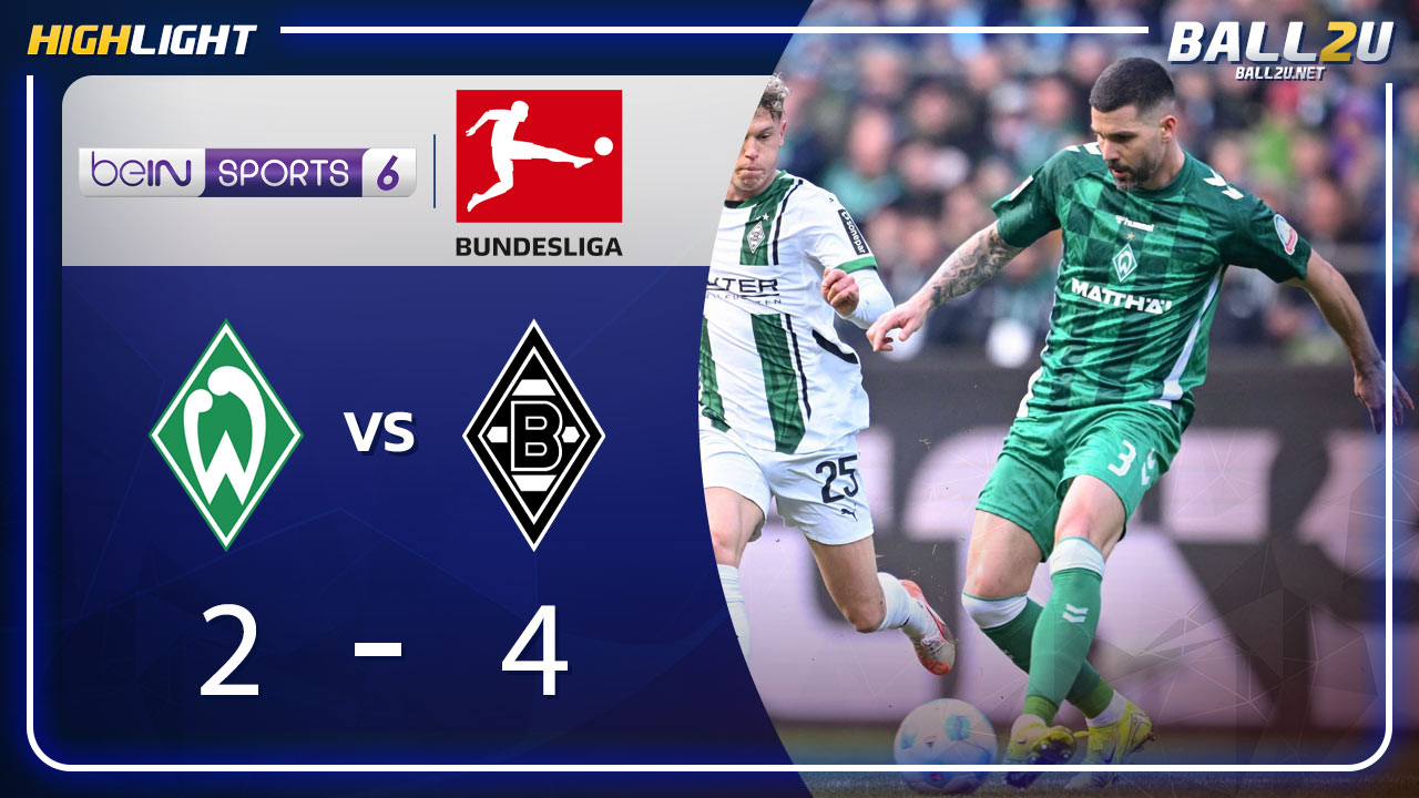 ไฮไลท์ แวร์เดอร์ เบรเมน vs มึนเช่นกลัดบัค