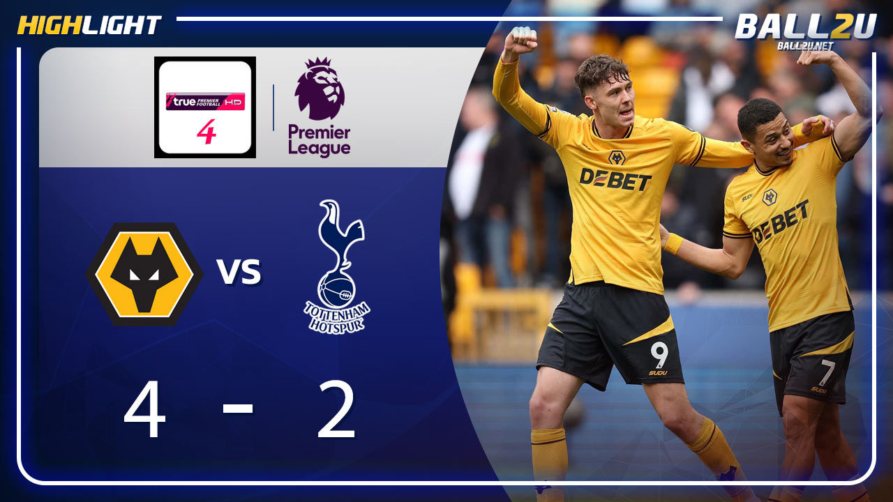 ไฮไลท์ วูล์ฟแฮมป์ตัน vs สเปอร์ส