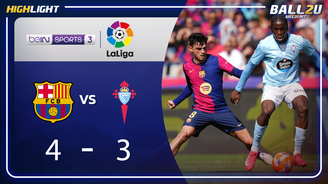 ไฮไลท์ บาร์เซโลน่า vs เซลต้า บีโก้