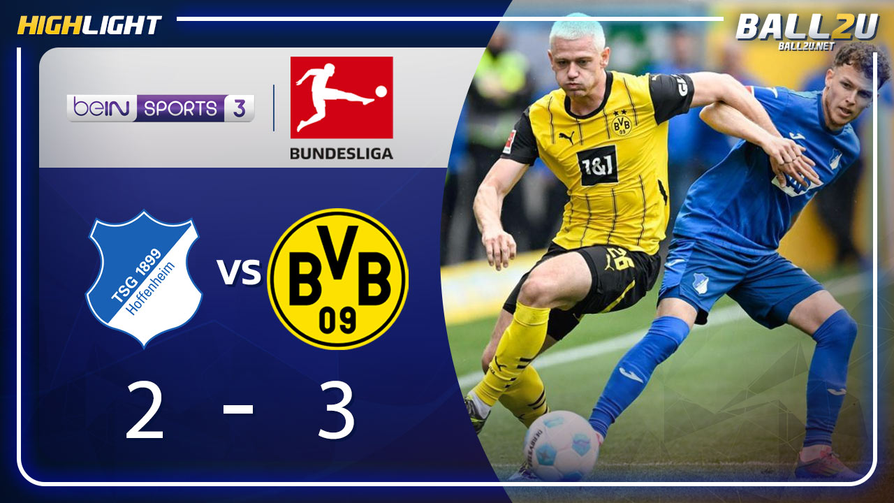 ไฮไลท์ ฮอฟเฟ่นไฮม์ vs โบรุสเซีย ดอร์ทมุนด์