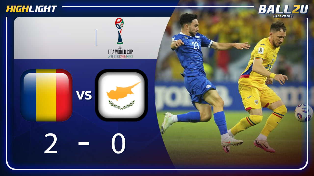 ไฮไลท์ โรมาเนีย พบ ไซปรัส